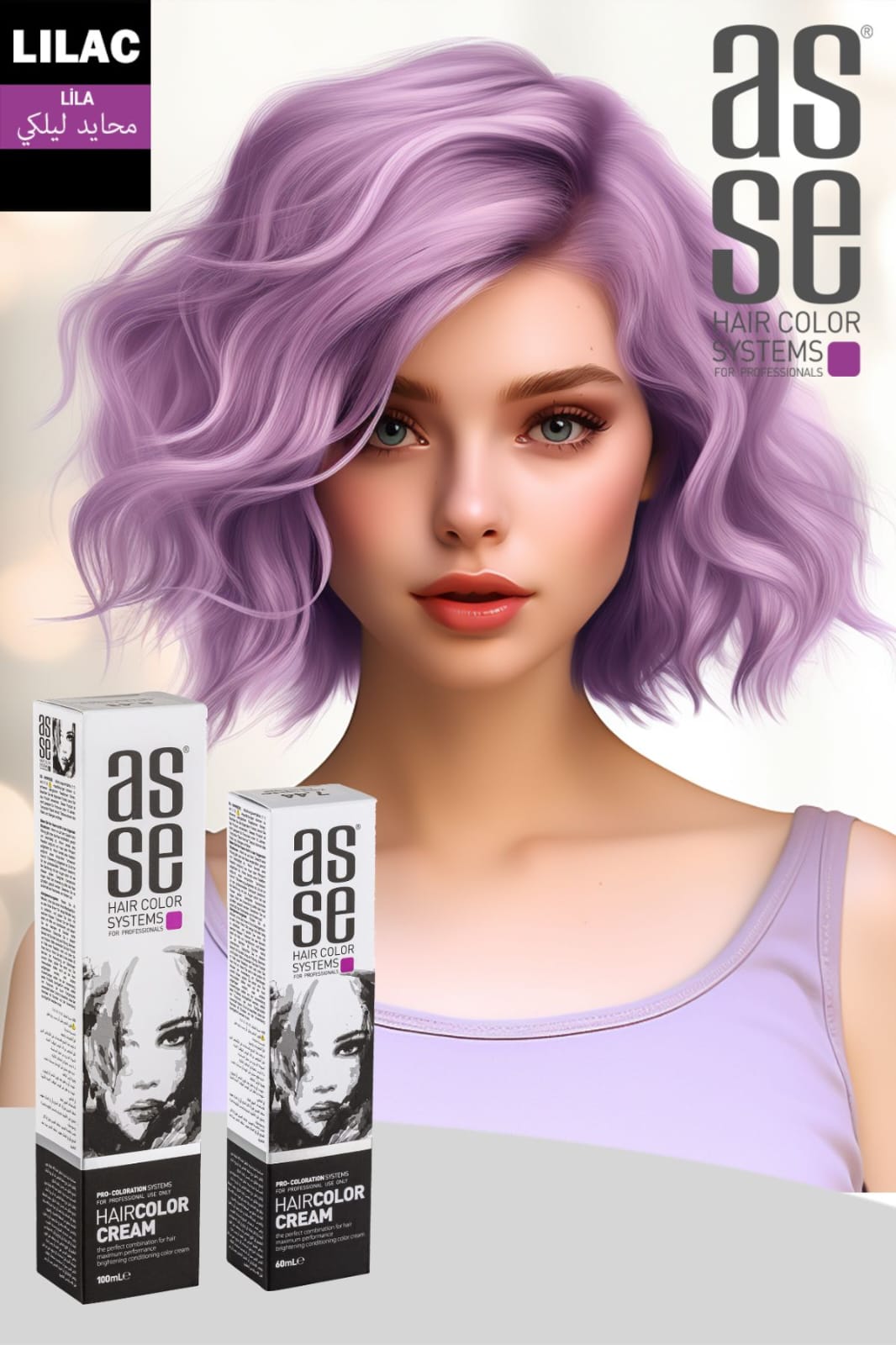 ASSE Lila Saç Boyası