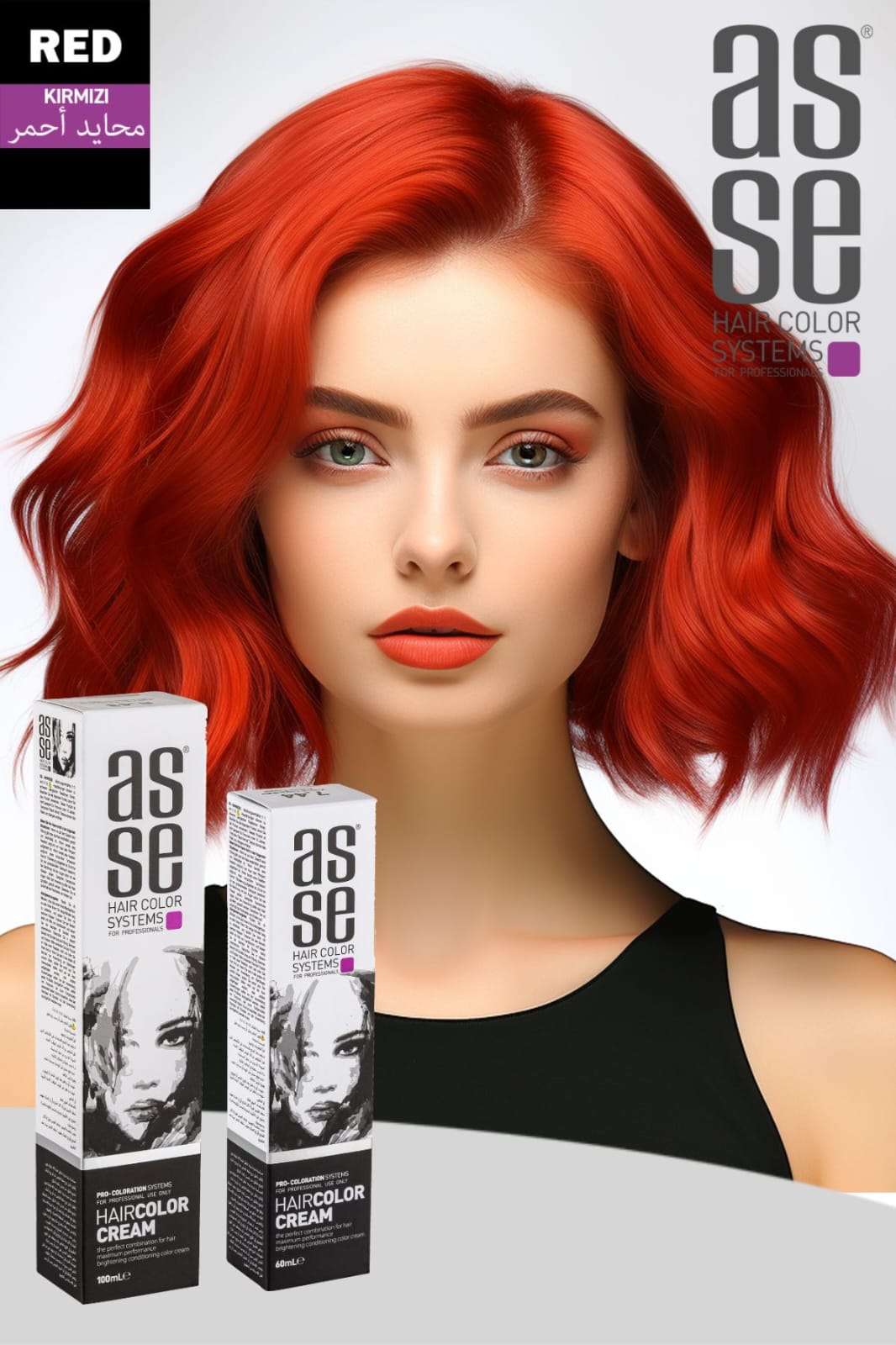 ASSE Kırmızı Saç Boyası