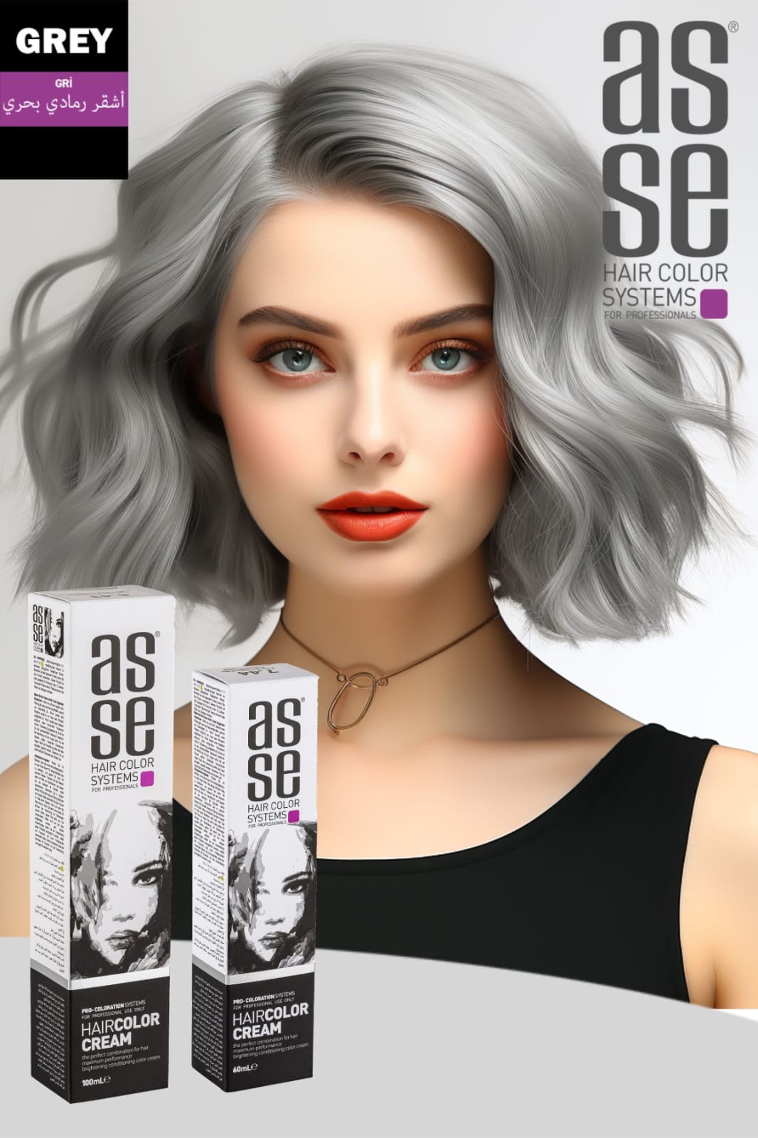 ASSE Gri Saç Boyası