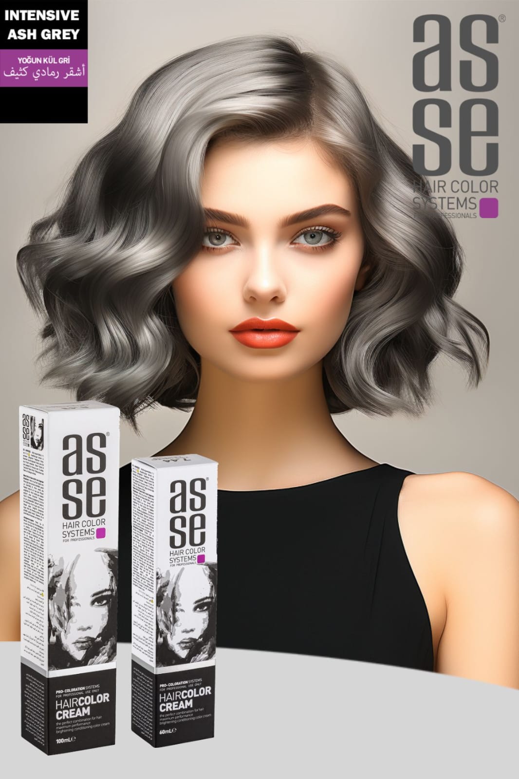 ASSE Yoğun Kül Gri Saç Boyası