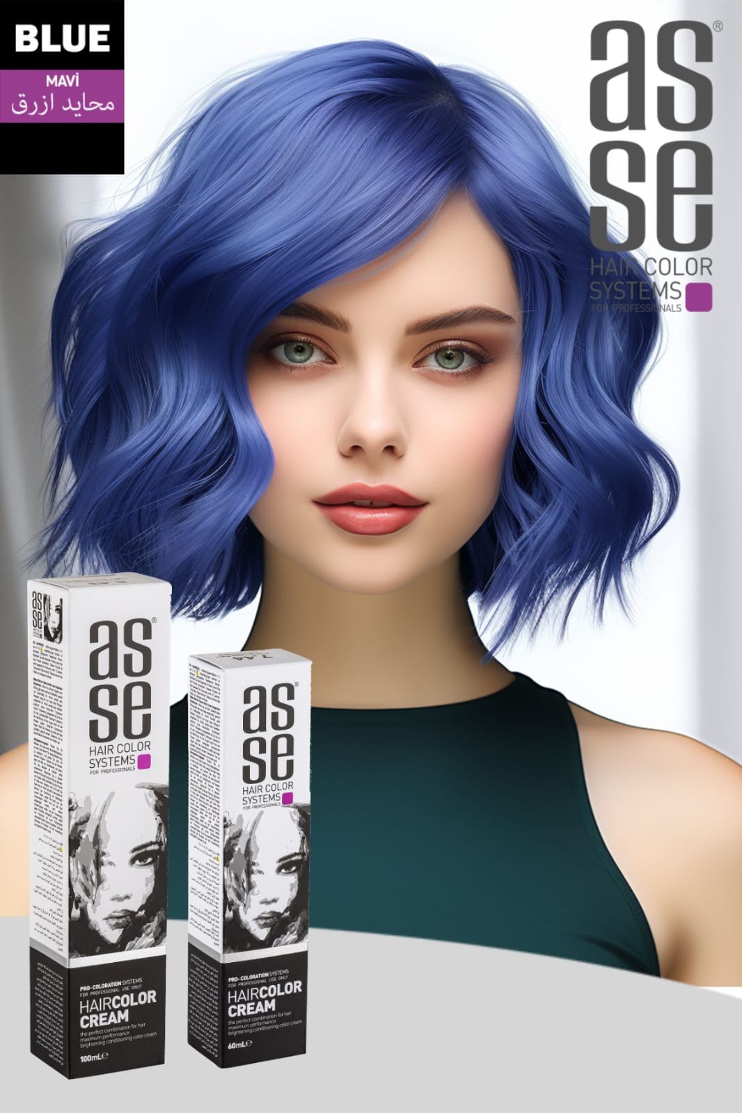 ASSE Mavi Saç Boyası