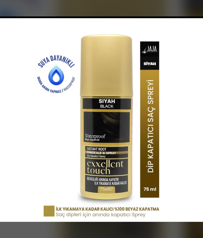 JAJA Siyah Dip Kapatıcı Sprey
