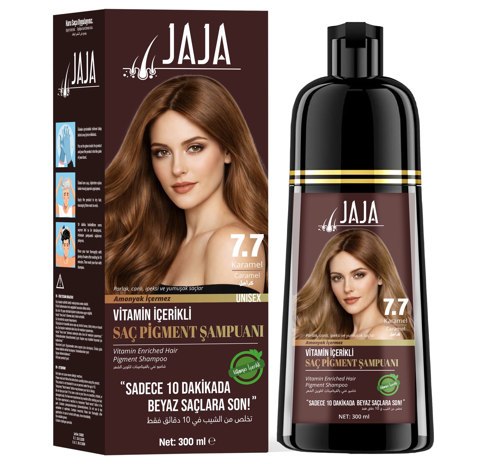 JAJA Vitamin Pigment Şampuan – 7.7 Karamel