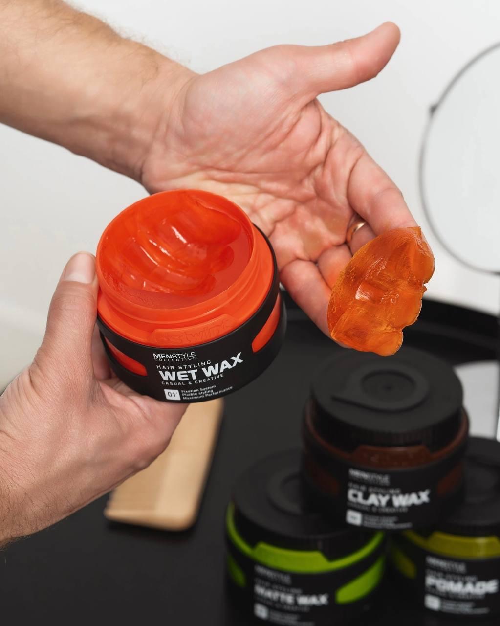 MENSTYLE COLLECTION Wet Wax 01′